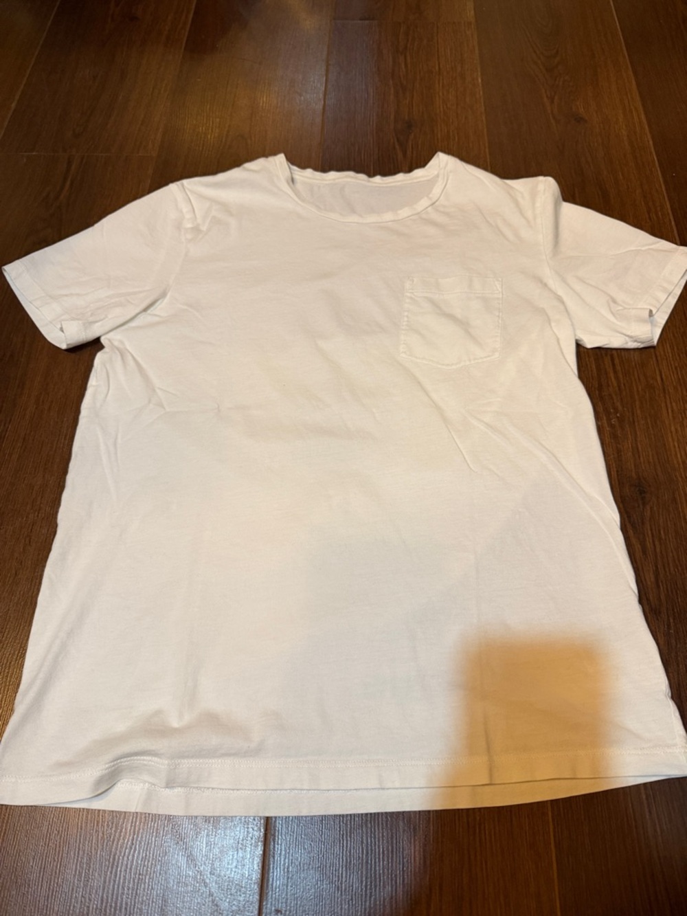 COS White Pocket Crew Neck T-Shirt